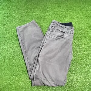 Kuhl Kanvus Jeans Mens‎ 34x30 Gray Canvas Outdoor Hiking Casual Workwear Pants